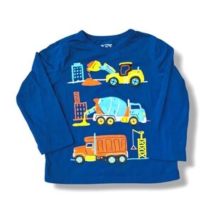 The Children's Place 3T Construction Vehicle Long Sleeve Shirt